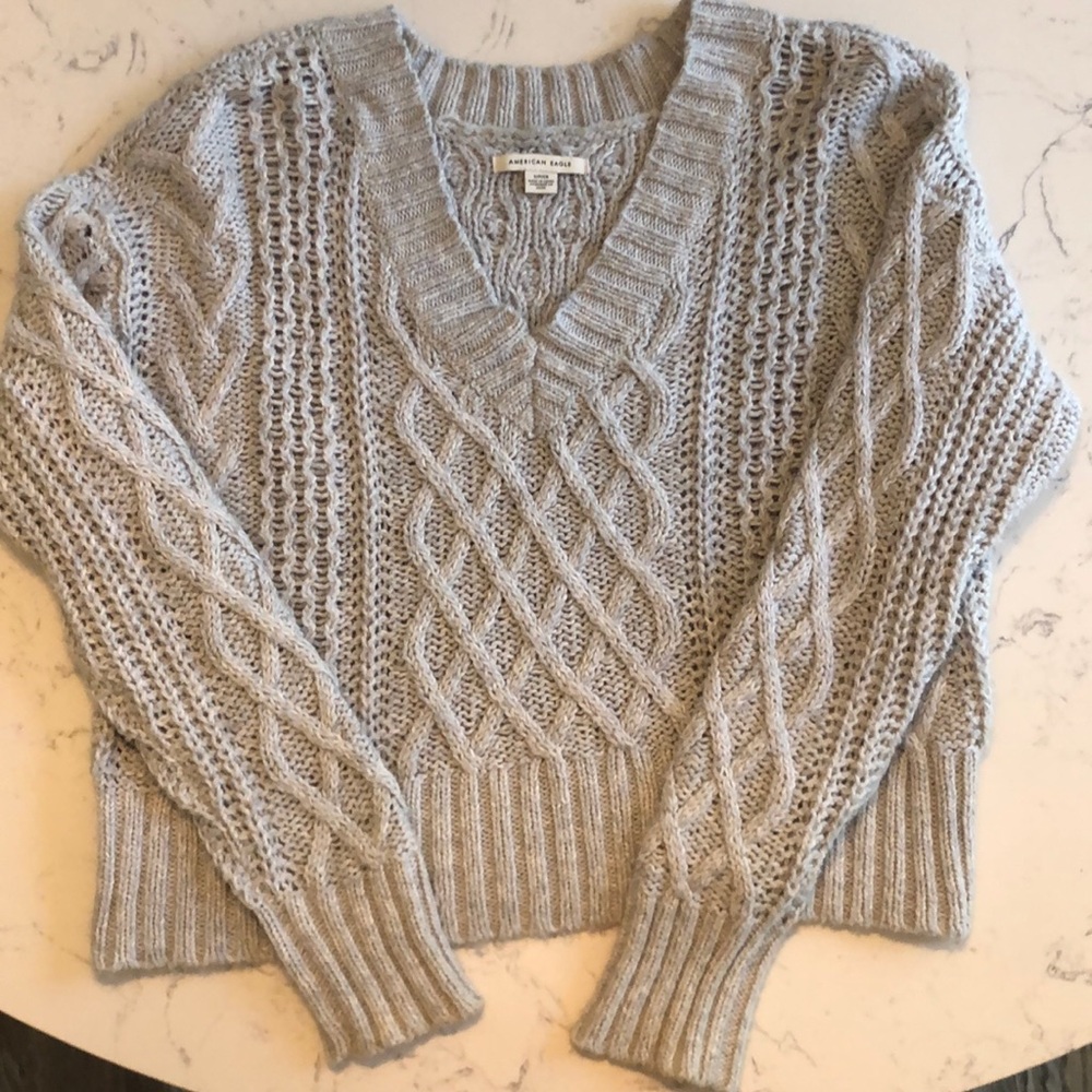 American eagle woman’s small sweater gently used